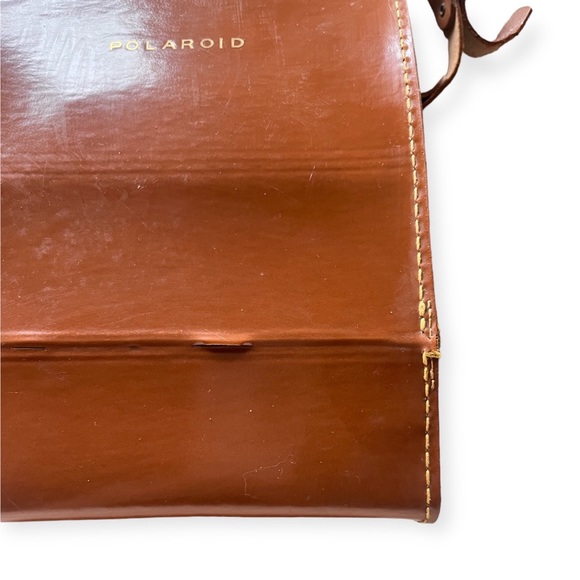 RARE Polaroid J33 Land Camera w/Original Leather Case - Picture 13 of 15